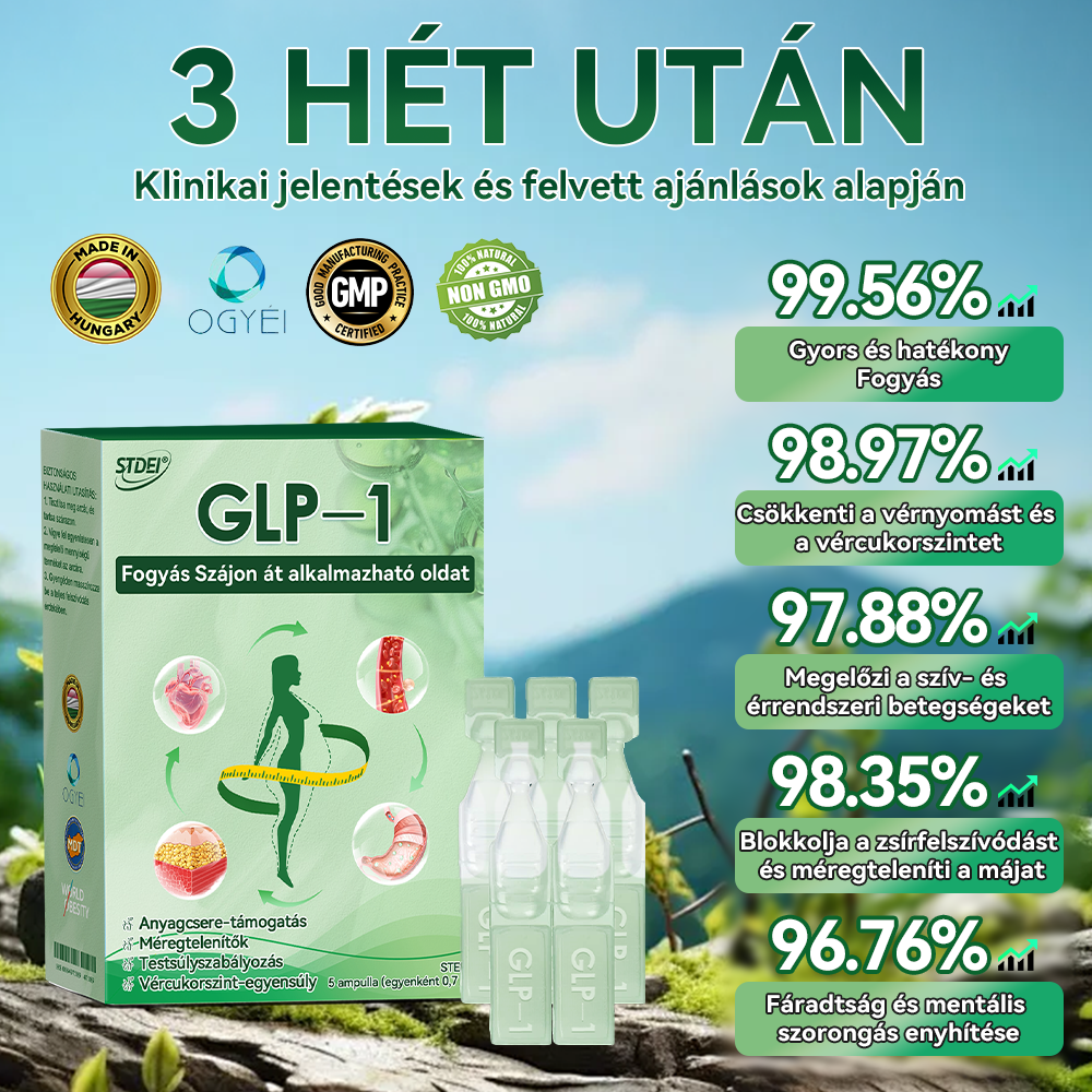 🔥Semmelweis Egyetemi Kórház Ajánlásai |hivatalos áruház |💗💯𝐒𝐓𝐃™ 𝐆𝐋𝐏-𝟏 𝐅𝐨𝐠𝐲á𝐬 𝐒𝐳á𝐣𝐨𝐧 á𝐭 𝐚𝐥𝐤𝐚𝐥𝐦𝐚𝐳𝐡𝐚𝐭ó 𝐨𝐥𝐝𝐚𝐭 - 👨‍⚕️ Elhízás, szív- és érrendszeri betegségek, cukorbetegség, alvási apnoe, ízületi problémák és egyebek