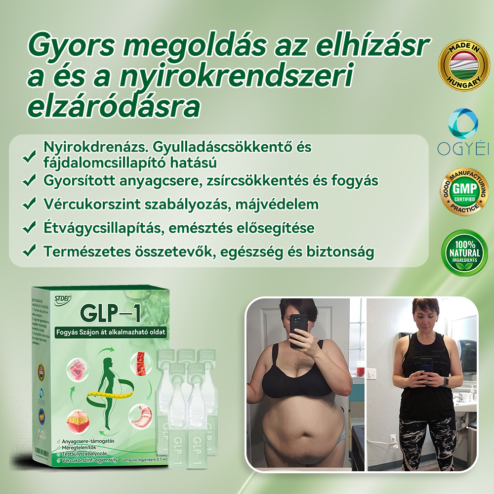 🔥Semmelweis Egyetemi Kórház Ajánlásai |hivatalos áruház |💗💯𝐒𝐓𝐃™ 𝐆𝐋𝐏-𝟏 𝐅𝐨𝐠𝐲á𝐬 𝐒𝐳á𝐣𝐨𝐧 á𝐭 𝐚𝐥𝐤𝐚𝐥𝐦𝐚𝐳𝐡𝐚𝐭ó 𝐨𝐥𝐝𝐚𝐭 - 👨‍⚕️ Elhízás, szív- és érrendszeri betegségek, cukorbetegség, alvási apnoe, ízületi problémák és egyebek