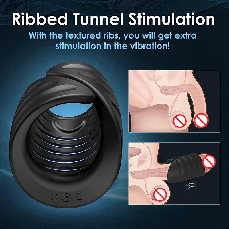 🔥2025 latest hot style low price 50% OFF💥💥-Vibrating Male Masturbator